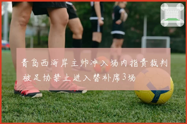 青岛西海岸主帅冲入场内指责裁判 被足协禁止进入替补席3场